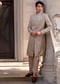 Gold Tissue Silk Sherwani For Men With Zardosi Work