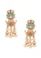 Gold Tone Temple Long Necklace Set With Meenakari And Pearls