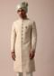 Golden Sherwani Set With Exquisite Embroidery Work