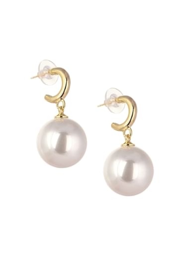 Gorgeous Mother Of Pearl Hanging Stud