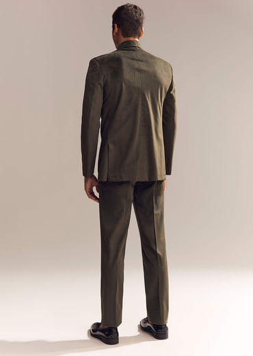 Green Velvet Jodhpuri Suit For Men With Cutdana And Moti Embroidery