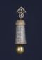 Grey And Gold Plated Earrings Studded With White Stones And Dangling Pearl Online - Kalki Fashion