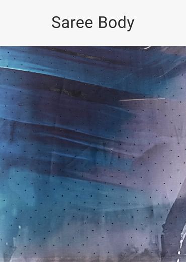 Grey Shaded Printed Satin Saree with Blouse Fabric