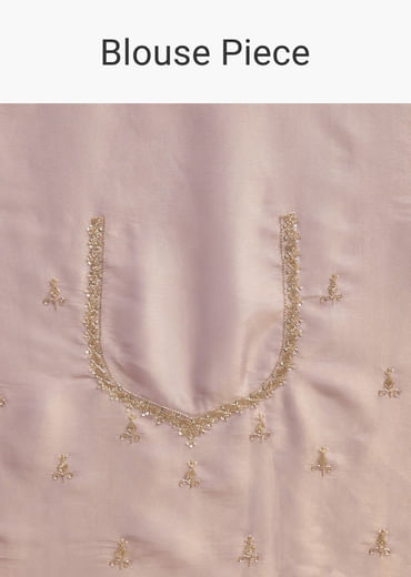 Lavender Tissue Saree with Cutdana  Sequin Work