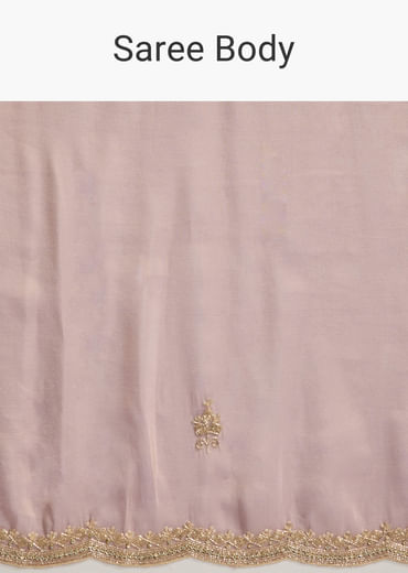 Lavender Tissue Saree with Cutdana  Sequin Work