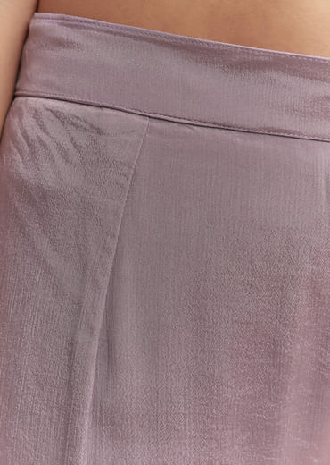 Lavender Chinon Sharara Suit With Cutdana And Sequins Work