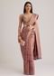 Lavender Silk Saree With Intricate Woven Motifs