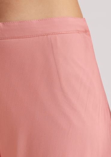 Light Pink Georgette Palazzo Set With Embroidered Cape