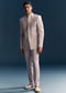 Lilac Jodhpuri Suit For Men With Moti Work And Embellishments