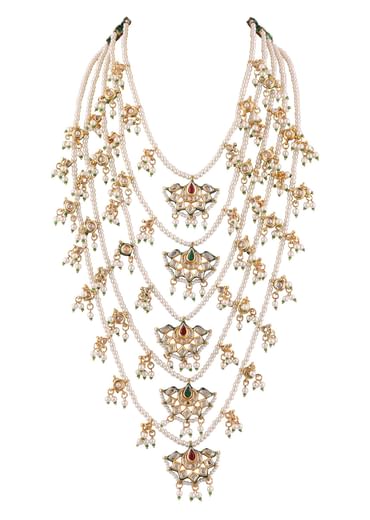 Maharani Pearl And Kundan Necklace