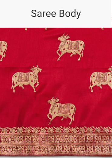 Maroon Dola Silk Saree With Zari Woven Border