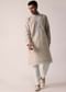 Multi-colored Festive Floral Kurta Set For Men