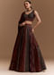 Multi Silk Bridesmaid Lehenga Set with Cutdana Embroidery