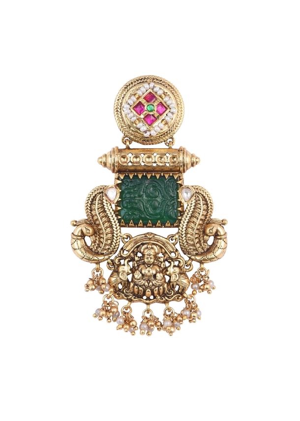 Multi Finish Oxidsed Danglers With Meenakari Detail And Cluster Bead Drops Multi Finish Oxidsed Danglers With Meenakari Detail And Cluster Bead Drops