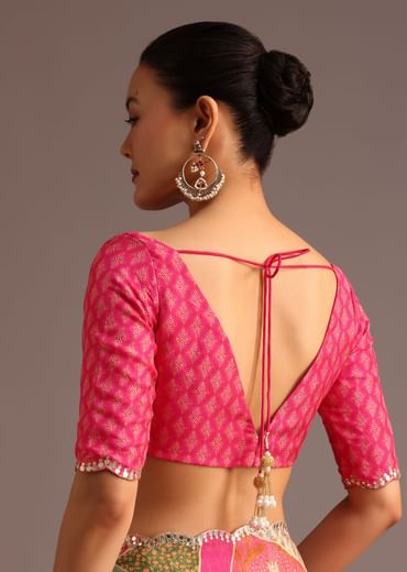 Multicolor Abstract Printed Muslin Saree