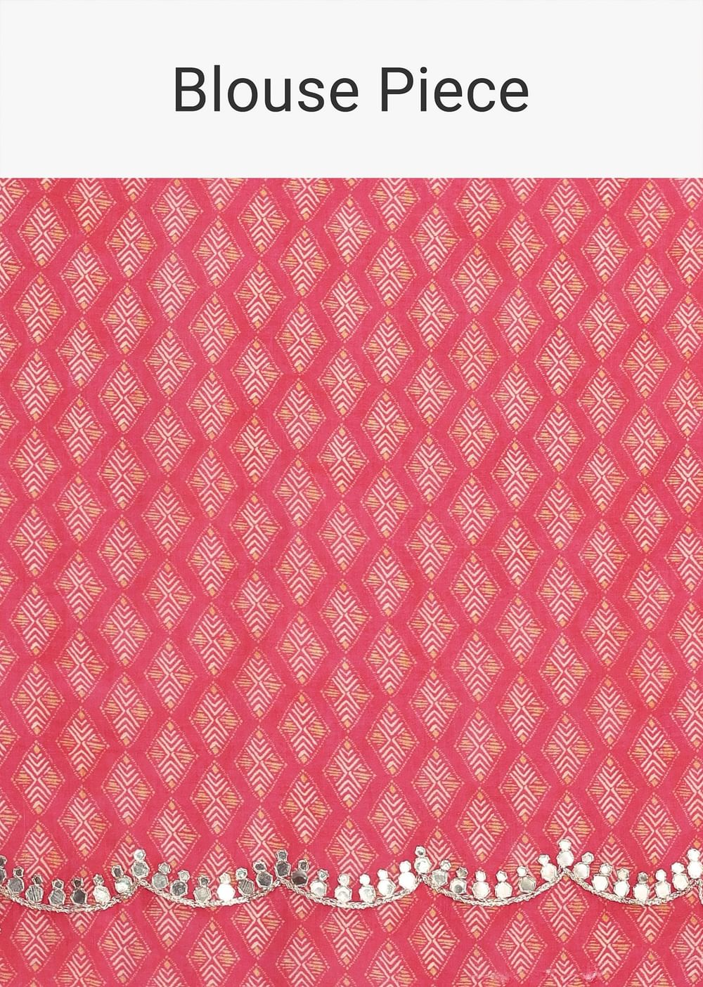 Multicolor Abstract Printed Muslin Saree