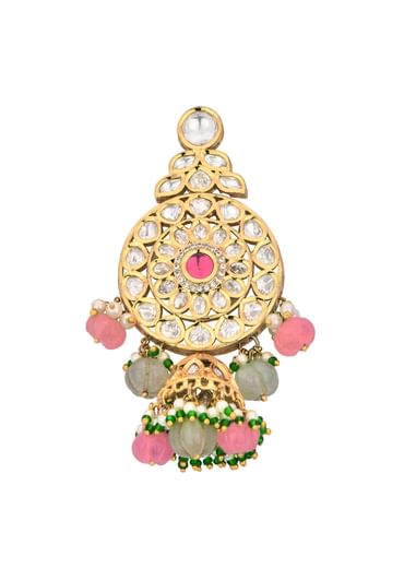 Multicolor Choker Set With Encrusted Kundan