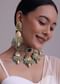 Multicolor Gold-Finish Kundan Choker Necklace Set With Colourful Meenakari Work And Drop-Stones In Mix Metal