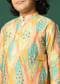 MultiColour Kurta Pant With Resham Work For Boys