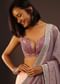 Nostalgia Rose Sequins Sleeveless Blouse With A Plunging Neckline Back Hook Closure And Padded.