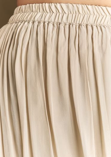 Off White Patiala Suit With Mirror Work Kurta Dupatta