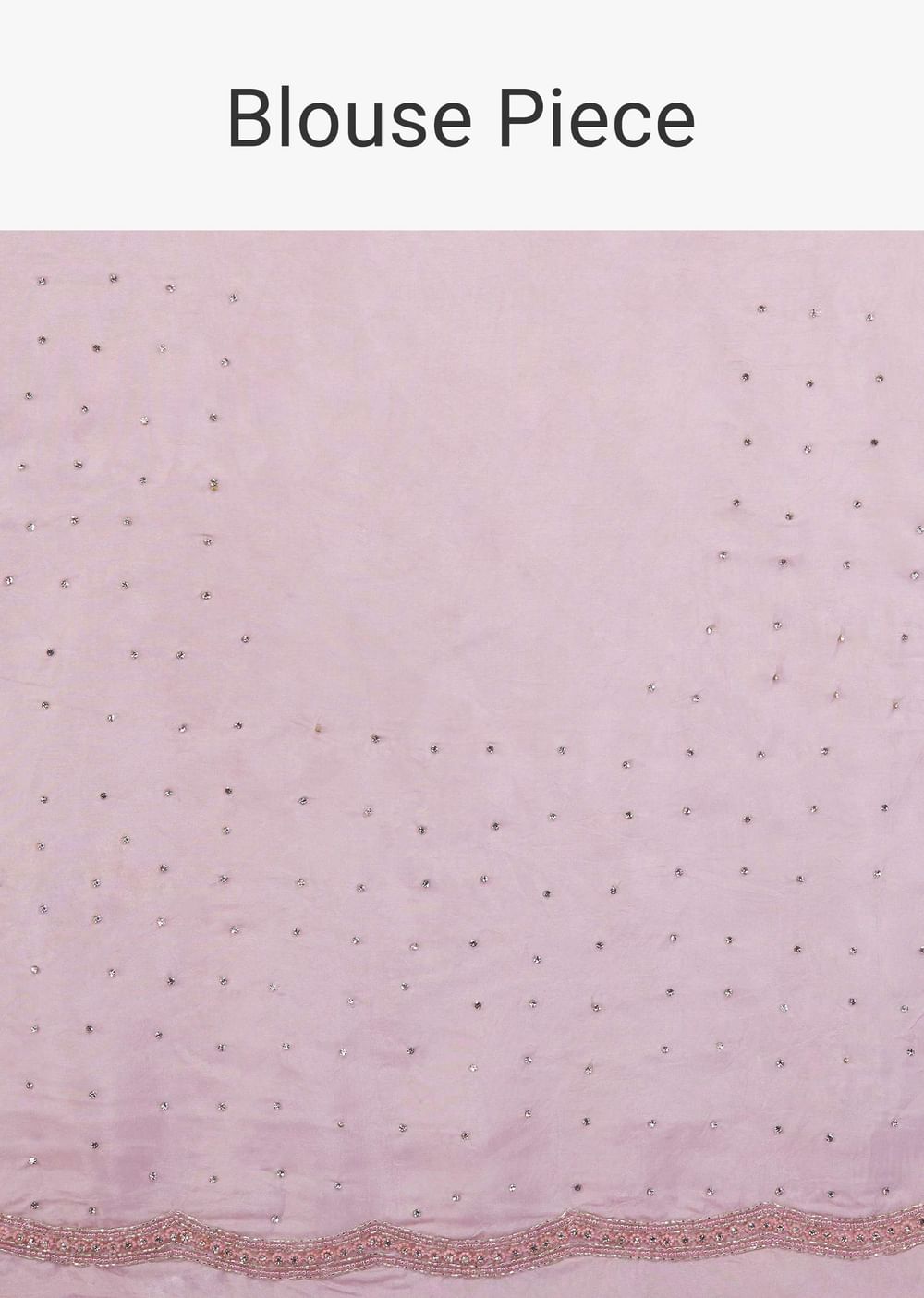 Onion Pink Embroidery Sequins And Organza Saree