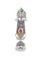 Oxidized Meenakari Necklace With Long Jhumkas