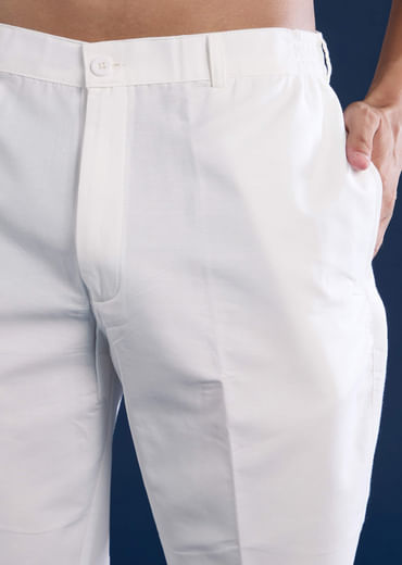 Peach Silk Jacket Kurta Set with Dori Work