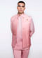 Peach Hand Embroidered Satin Bandi And Kurta Set