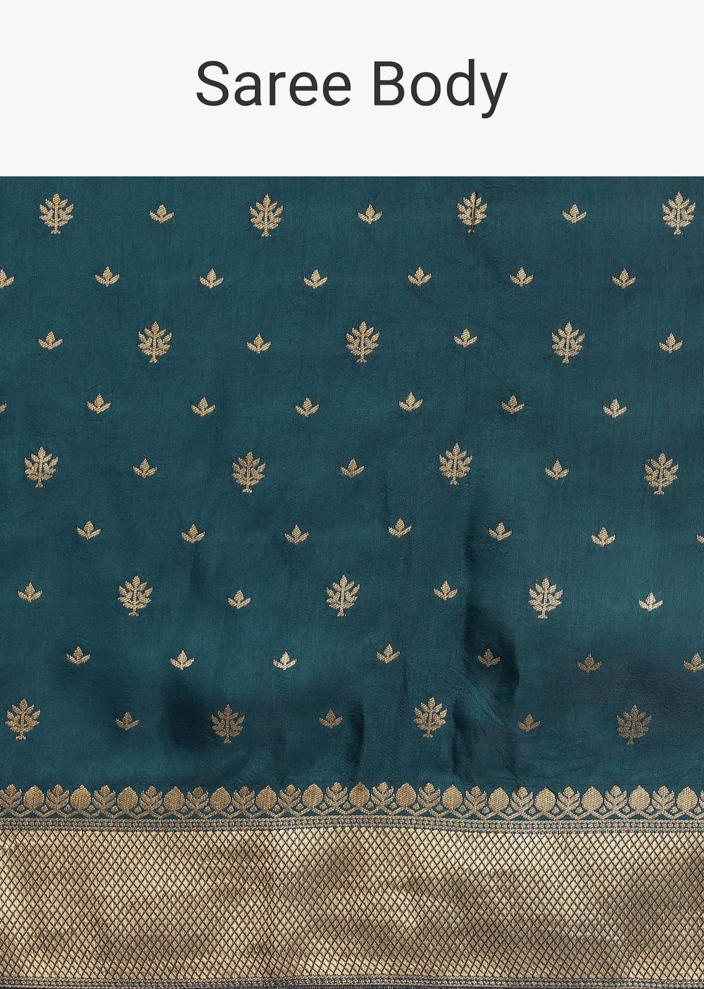 Peacock Blue Dola Silk Bandhani Saree With Meenakari Border Pallu And Unstitched Blouse
