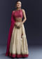 Pink Satin Bridesmaid Lehenga With Hand Dyed Chevron Print Choli