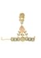 Pink And Gold Hathphool With Meenakari And Kundan