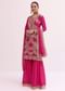Pink Embroidered Kurta Sharara Set