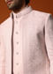 Pink Jodhpuri Set In Resham Work For Men