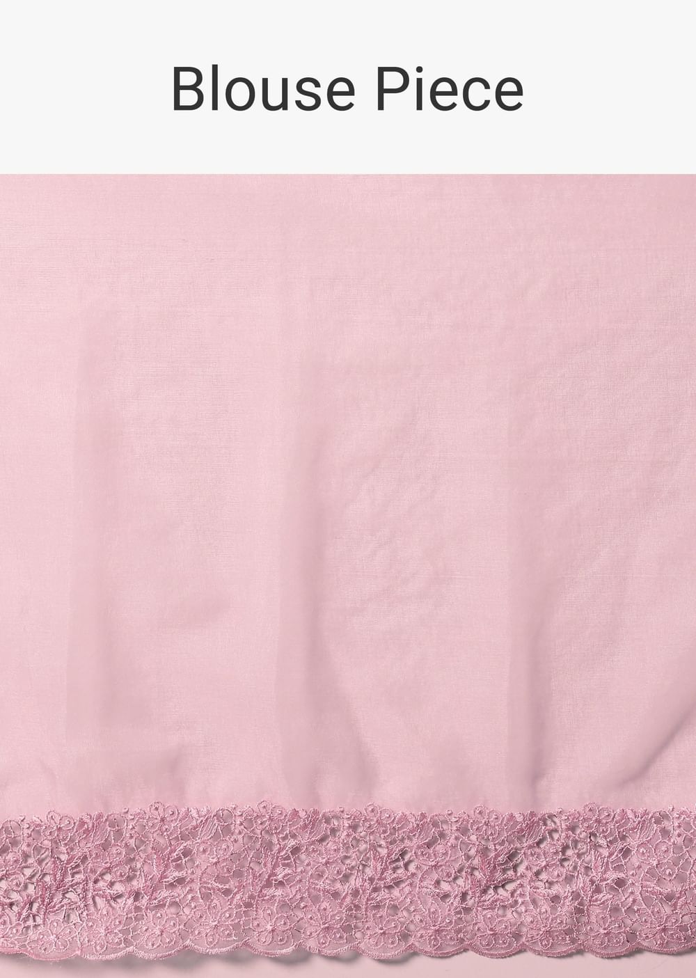 Pink Organza Saree With Unstitched Blouse