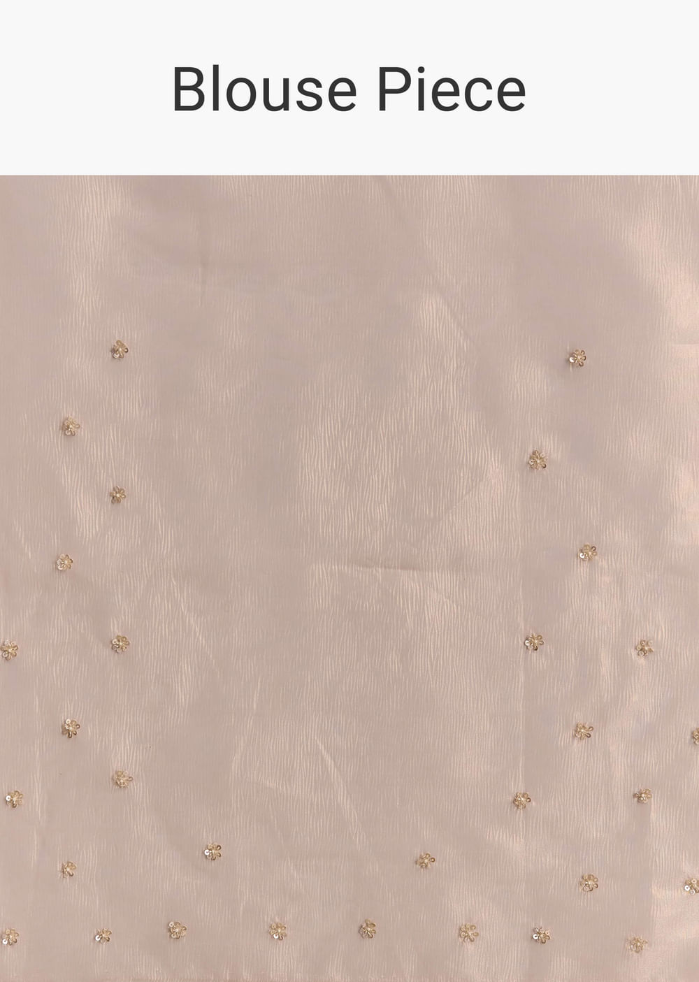 Pink Tissue Embroidered Saree With Sequins And Bead Work