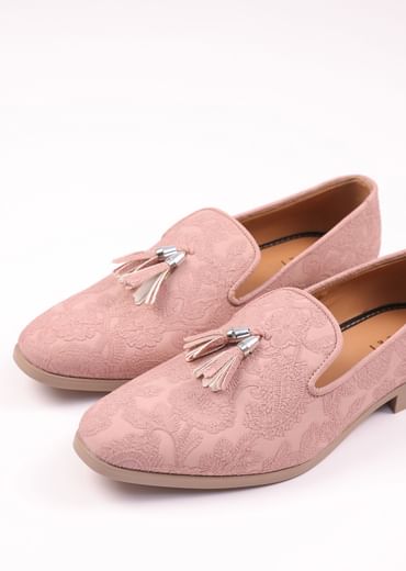 Pink Vegan Leather Tassel Jutti