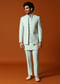 Pista Green Jodhpuri Set In Resham Work For Men