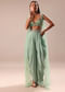 Powder Blue Dhoti And Jacket With Embroidered Blouse