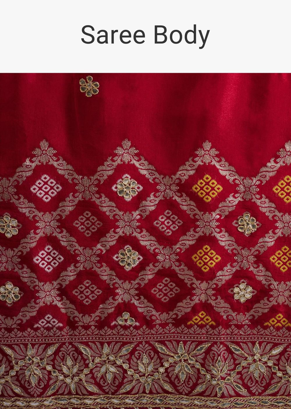 Maroon Red Dola Silk Saree With Intricate Embroidery