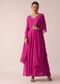 Pink Embroidered Anarkali Set
