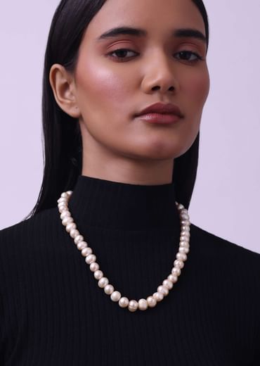 Single Layered Mother Of Pearls Mala