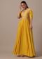 Yellow Embellished Anarkali Set