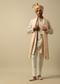 Luxurious Beige Silk Sherwani