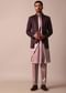 Stylish Purple Indowestern For Men
