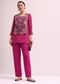 Pink Embroidered Kurta And Pant Set