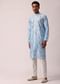 Timeless Blue Silk Kurta Set For Men