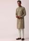 Radiant Yellow Silk Kurta Set For Men