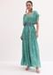 Turquoise Embroidered Jumpsuit