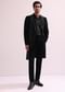 Aditya Roy Kapur In Our Black Double Layered Indo Western Jacket With Shirt And Pant